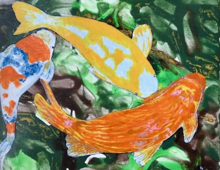 Being koi I by artist Alison Centerwall